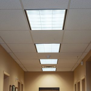 convert fluorescent to led t8 hallway